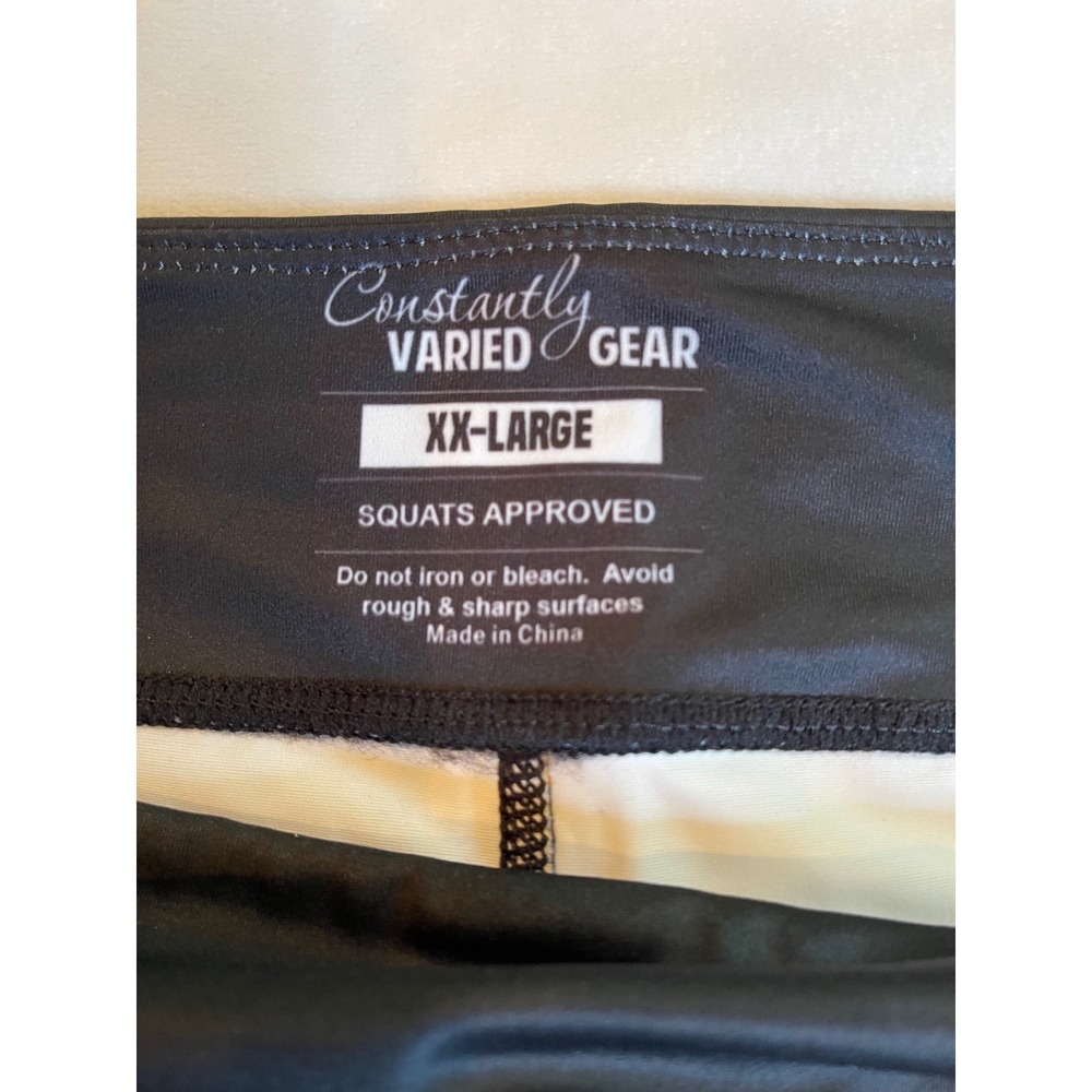 Constantly Varied Gear CVG Guns and Roses Tattoo Print Capri Leggings XX-Large - Picture 3 of 8